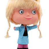 SANDRA bábika s blond vlasmi