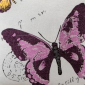 GOBELINO violet butterfly poťah