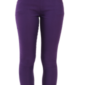 NADIA long elastické nohavice purpurové