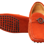 Mocassin orange / oranžové veľ. 42