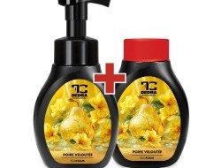 SAMETOVÁ HRUŠKA | šetrné pěnové mýdlo na ruce & tělo | 2×300 ml | výhodná sada 2 ks 