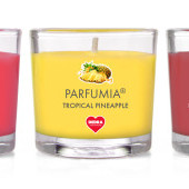 VOTIVNÍ SADA 3ks sójových vonných eko-svíček PARFUMIA® řady DELICATES 