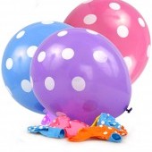NAFUKOVACIE balóny s bodkami 