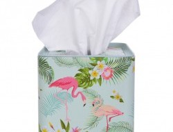TROPICAL ISLAND kovová dóza na vreckovky