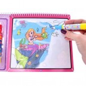 Fairytale princezná čarovná kresliaci vodné knižka