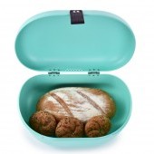Kovový chlebník PASTEL BREAD s odklápacím vekom