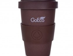XL KELIMERO® GoEco® 500 ml hrnček a skrutkovacie veko z vysokotlakového bambusu