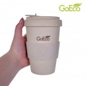 XL KELIMERO® GoEco® 500 ml hrnček a skrutkovacie veko z vysokotlakového bambusu
