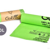 Sada 2+1 ZDARMA ekopytel na odpadky, z kukuřice, 100% kompostovatelný GoEco® 