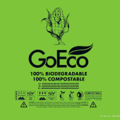 Sada 2+1 ZDARMA ekopytel na odpadky, z kukuřice, 100% kompostovatelný GoEco® 