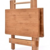 GOECO skladací bambusový stolík 