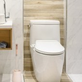 WC kefa voľne stojaca s rukoväťou z bukového dreva NATURAL LOOK