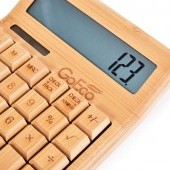 GOECO bambusová kalkulačka 