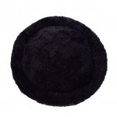 LAGOON VELVET Čalúnený pelech z jemného materiálu 120 cm čierny