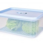 Dóza na potraviny FRESH-ON BOX s priedušnou mriežkou a silikónovým tesnením, 2000 ml