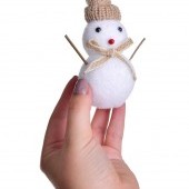 Snehuliak s čiapočkou 12 cm, 2 ks 