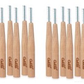 SADA 1+1 | GoEco® BAMBOO | Mezizubní kartáčky 0,8 mm | 12 ks | Z bambusu | Ekologická ústní hygiena 