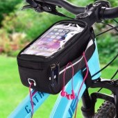Cyklo vrecko/taška na rám bicykla s puzdrom na telefón