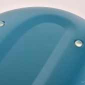 GOURMET | kovový chlebník s otevíracím víkem | tyrkysový 