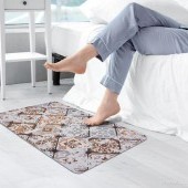 SPA | ULTRASAVÁ křemelinová předložka | rychleschnoucí & protiskluzová | 80 × 50 cm | ornament 