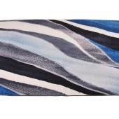 SPA | ULTRASAVÁ křemelinová předložka | rychleschnoucí & protiskluzová | 80 × 50 cm | waves 