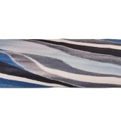 SPA | ULTRASAVÝ křemelinový běhoun | rychleschnoucí & protiskluzový | 120 × 40 cm | waves 