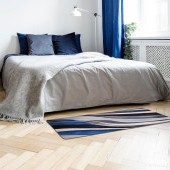 SPA | ULTRASAVÝ křemelinový běhoun | rychleschnoucí & protiskluzový | 120 × 40 cm | waves 