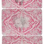 SPA | ULTRASAVÁ křemelinová předložka | rychleschnoucí & protiskluzová | 80 × 50 cm | pink ornament 