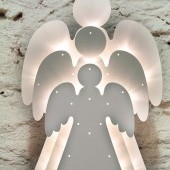 SVIETIACI anjeli s LED diódami