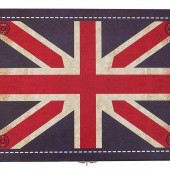 KOVOVÁ dóza s motívom Britskej vlajky
