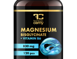 120 kapslí MAGNESIUM BISGLYCINÁT 830 mg, elementární hořčík 166 mg + vitamín B6 P5P 