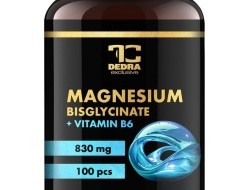 MAGNESIUM BISGLYCINÁT 830 mg (166 mg elementární hořčík) + vitamín B6 P5P | vysoká vstřebatelnost & podpora nervů 