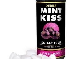 MINT KISS | rybízovo-mátové osvěžující pastilky bez cukru 