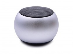 MINI SPEAKER bezdrôtový reproduktor šedá metalíza