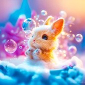 Dětské šetrné mýdlo na tělo a ruce LITTLE STAR | hypoalergenní, bez parabenů | 320 ml 