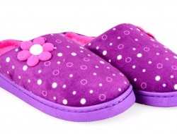 KIKISTAR domáce papuče fialovo - ružové