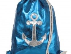 METALIC batoh na chrbát blue