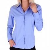 SOPHIA košeľa modrá s bielymi bodkami