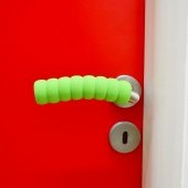NÁRAZNÍKOVÝ kryt na kľučku dverí zelený 