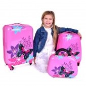 GIRL BUTTERFLY cestovný kufor pre deti veľký