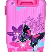 GIRL BUTTERFLY cestovný kufor pre deti veľký