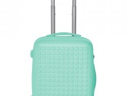 PASTEL MINT cestovný kufor malý