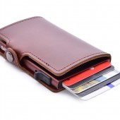 FC SAFE peňaženka na ochranu platobných kartiet hnedá