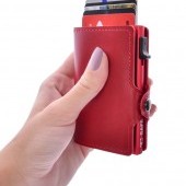 FC SAFE peňaženka na ochranu platobných kariet červená
