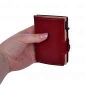 FC SAFE peňaženka na ochranu platobných kariet zlato - bordová