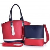 TRINITY kabelka červeno-bielo-modrá