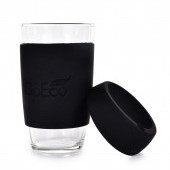 KELIMERO® GoEco® sklenený hrnček 500 ml čierny