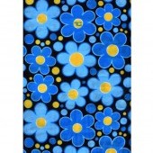 Multifunkčná šatka modrej DAISY FLOWERS