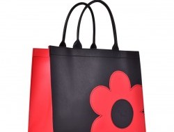 FC SHOPPER BAG elegantná taška z ekokože daisy flowers