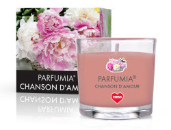 55 ml votivní sójová eko-svíce, CHANSON D’AMOUR, PARFUMIA® 